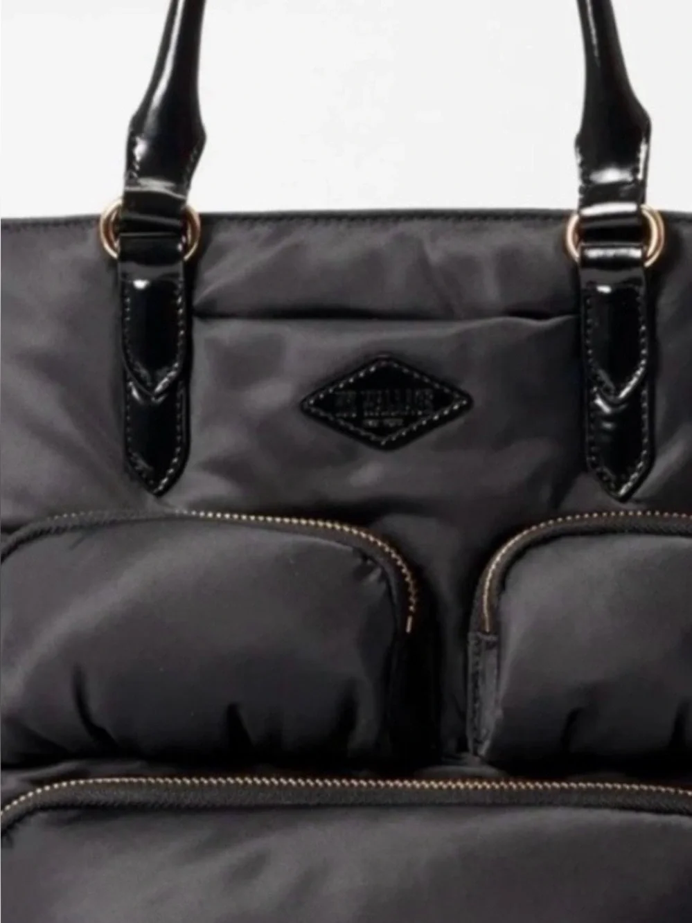 MZ Wallace Black Small Chelsea Top Handle Tote Crossbody New With Tags